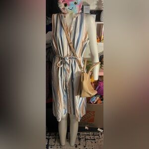 A New Day Multicolor Striped Dress